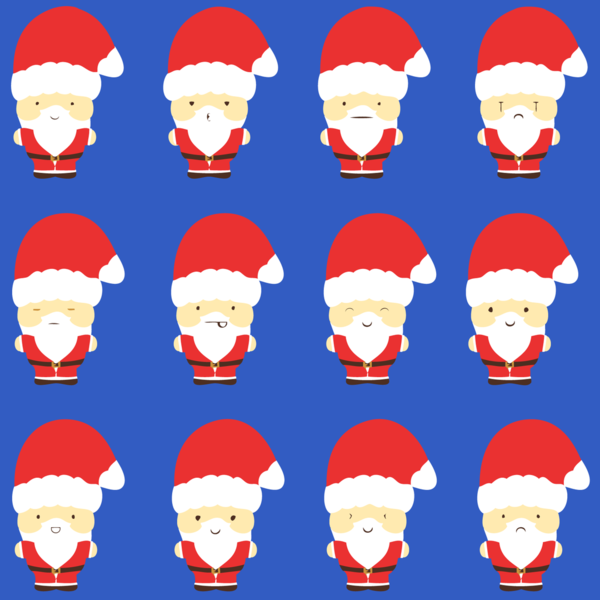 Weihnachtsmann Emojis